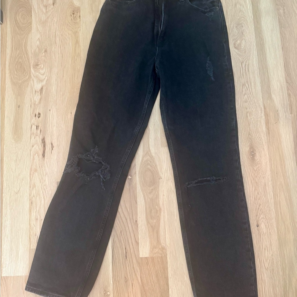 Abercrombie 90’s Straight Jean Ultra High Rise - Picture 2 of 3